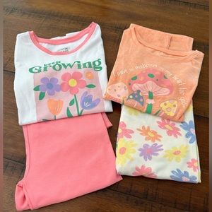 Girls 5T pants sets (2)